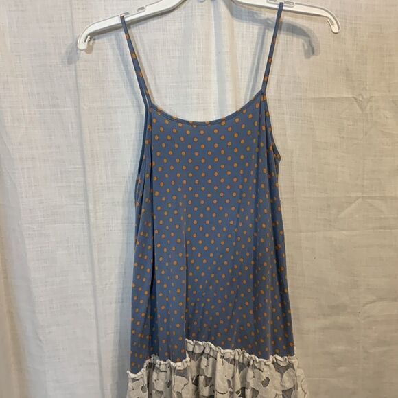 Matilda Jane spaghetti strap size small top with lace raffle bottom - Picture 2 of 6